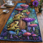 Whimsical Lily Leap Table Runner
