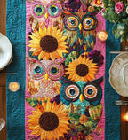Whimsical Owl Delight Table Runner