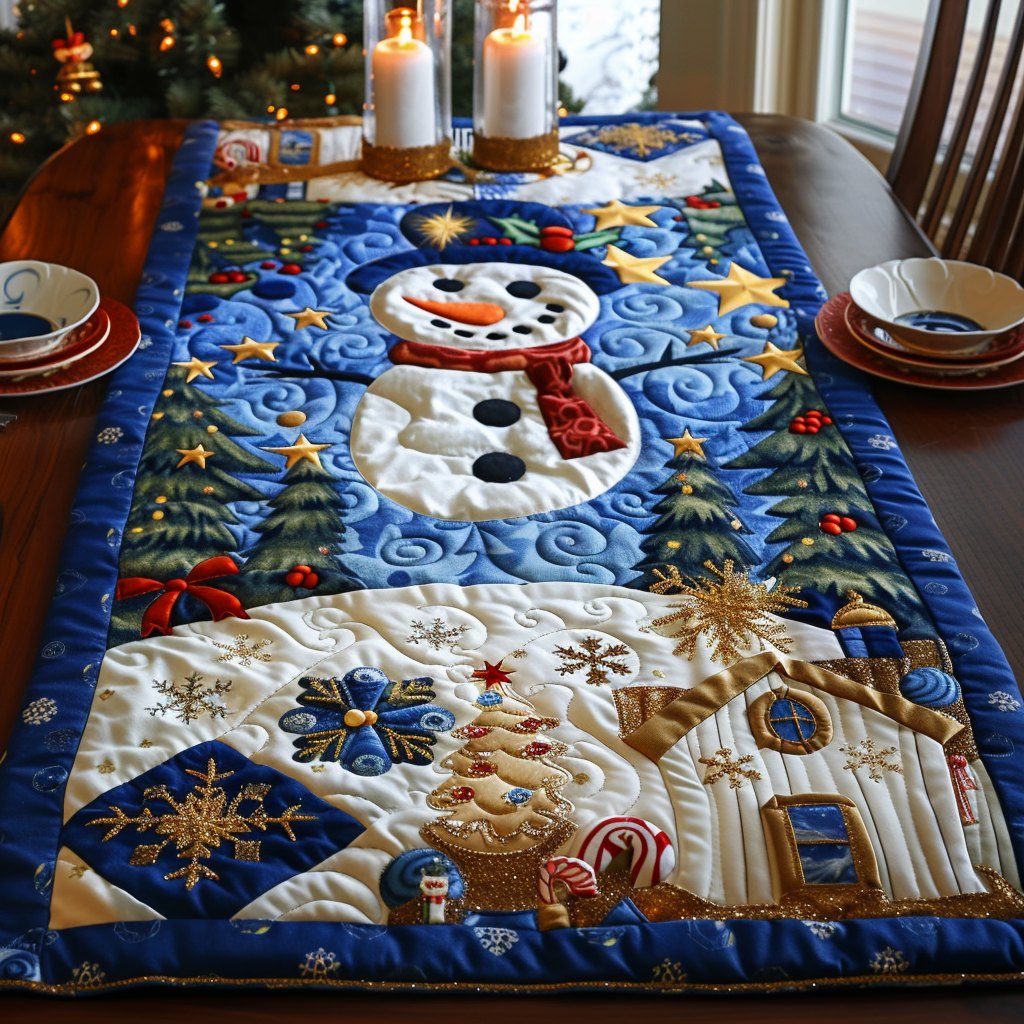 Whimsical Winter Table Runner
