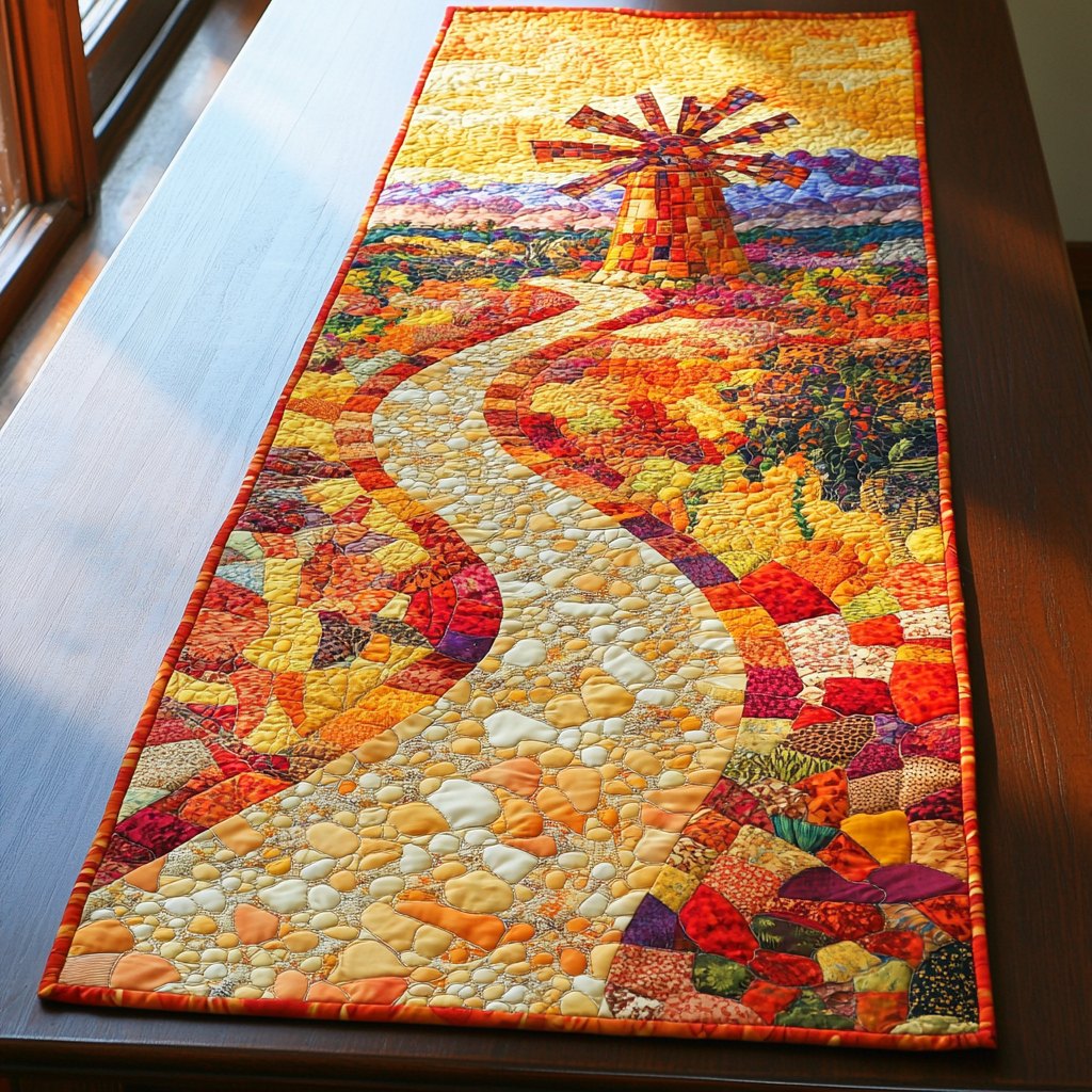 Whirling Breeze Table Runner
