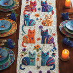 Whisker Parade Table Runner