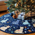 Whisker Whisper Christmas Tree Skirt