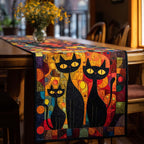 Whiskered Whimsy Table Runner