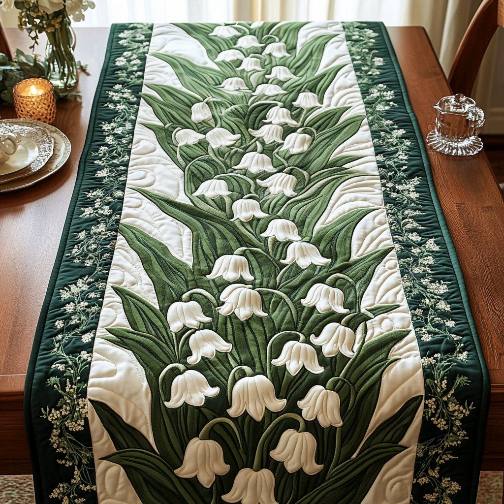 Whisper Bloom Table Runner