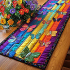 Whispering Butterflies Table Runner