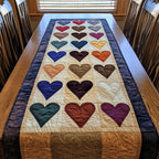 Whispering Hearts Table Runner
