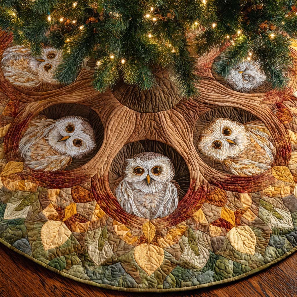 Whispering Nest Christmas Tree Skirt