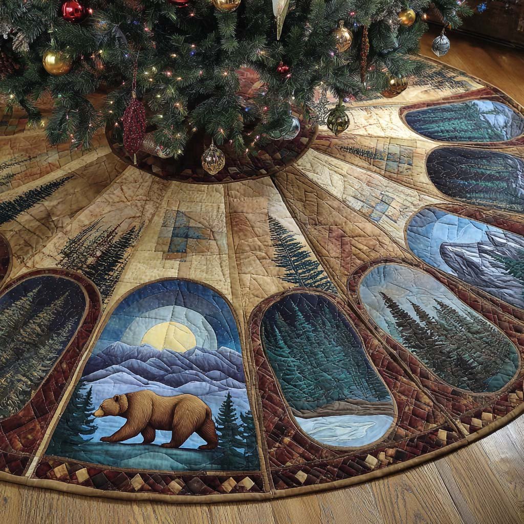 Whispering Pines Christmas Tree Skirt