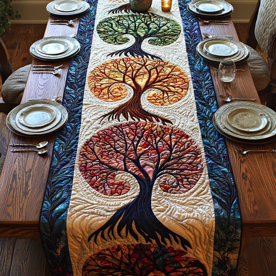 Whispering Tree Table Runner