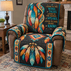 Whispering Wind Feathers Sofa Cover
