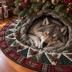 Whispers Beneath the Tree Christmas Tree Skirt