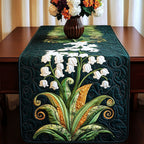 White Lily Grace Table Runner