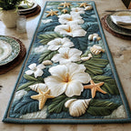 White Serenity Table Runner