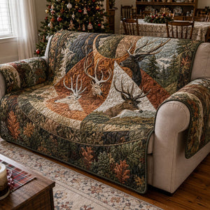 Whitetail Woodland Sofa Cover - Made to Order