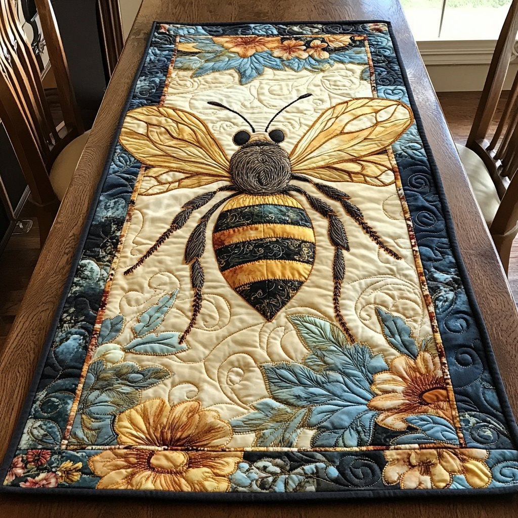 Wild Bee Table Runner