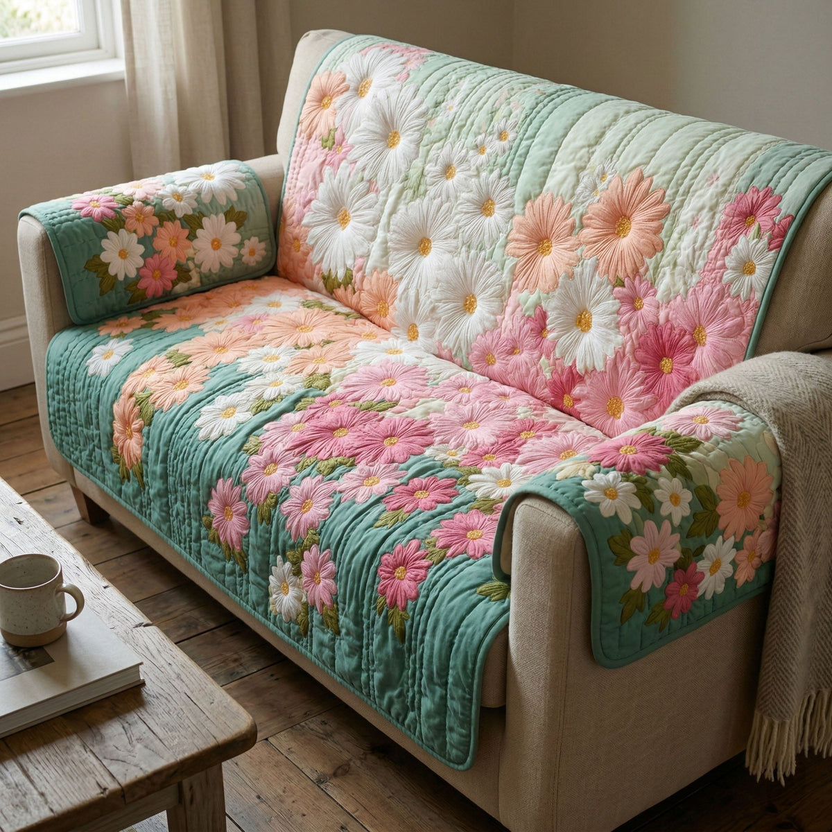 Wild Daisy Sofa Cover