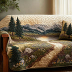Path Through the Pine Hills Sofa Cover