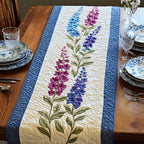 Wild Larkspur Table Runner