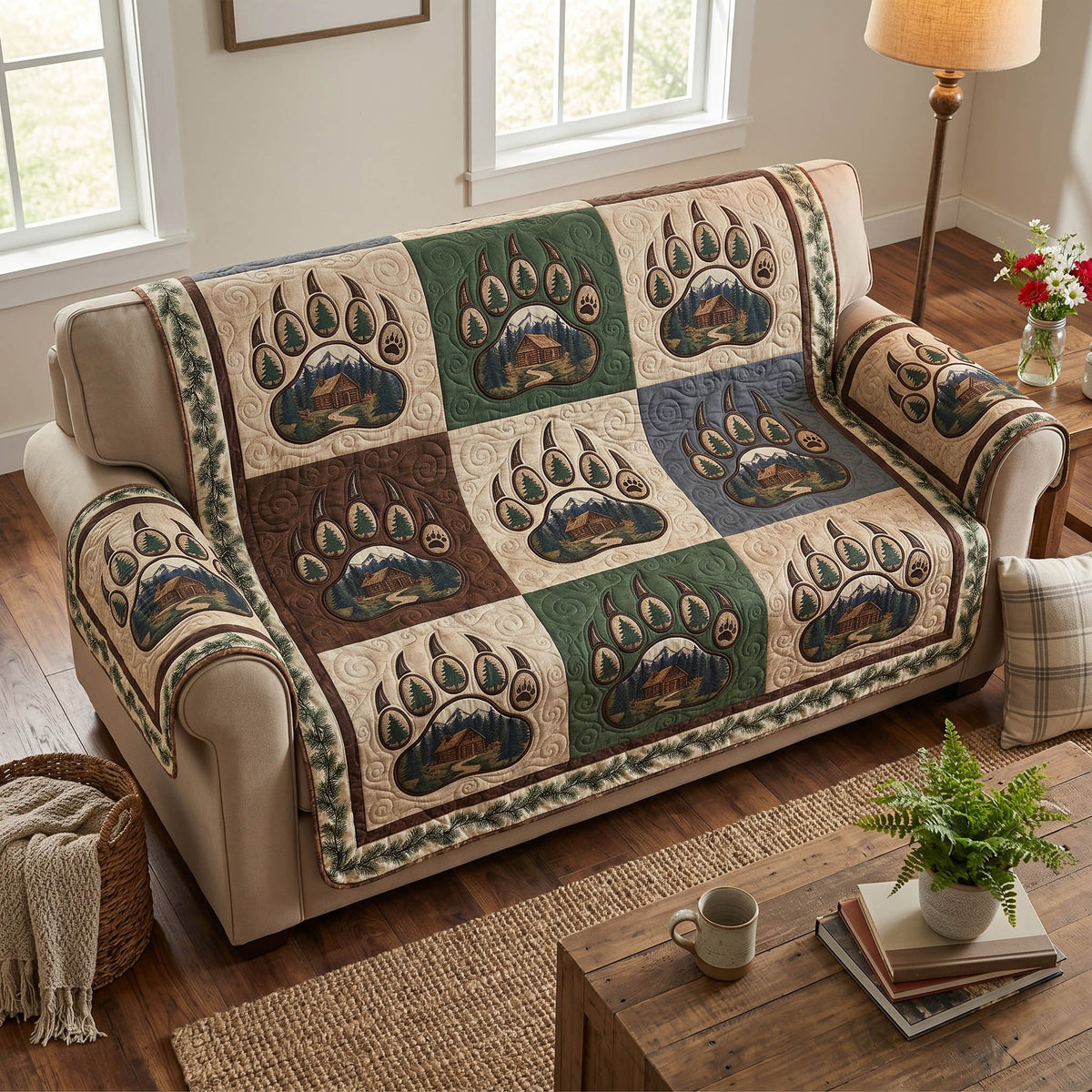 Wild Paws Sofa Cover