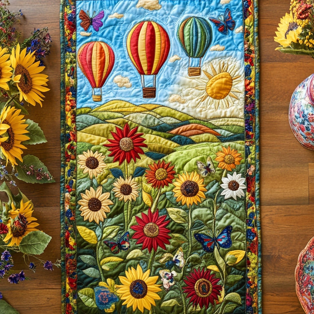 Wild Sunflower Trail Table Runner