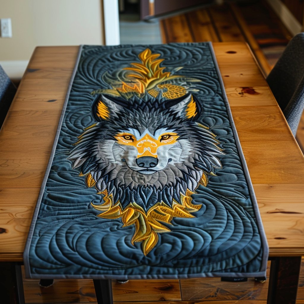 Wild Spirit Wolf Table Runner