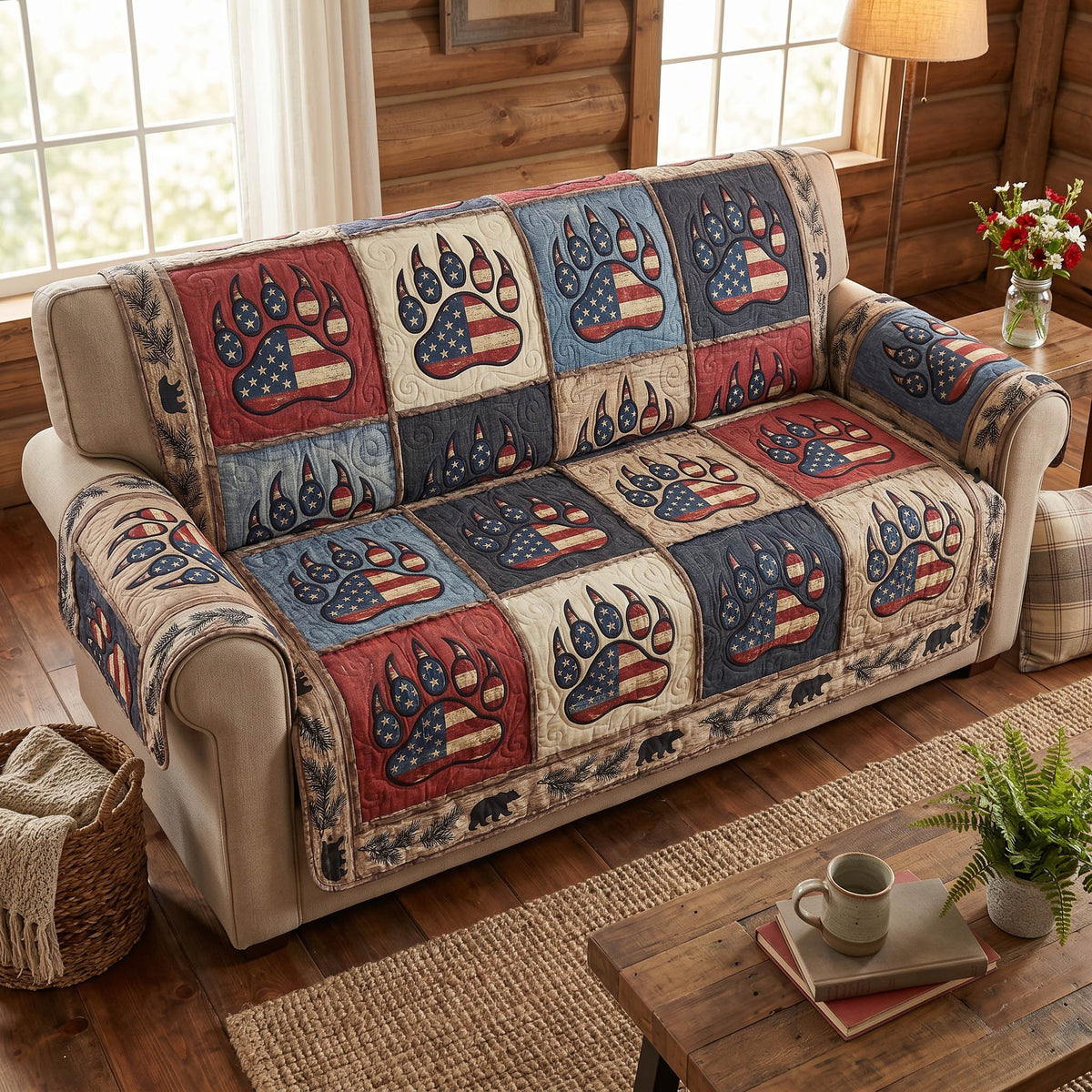 Wilderness Paws Sofa Cover