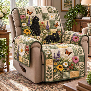 Wildflower Butterfly Cats Sofa Cover - Made to Order