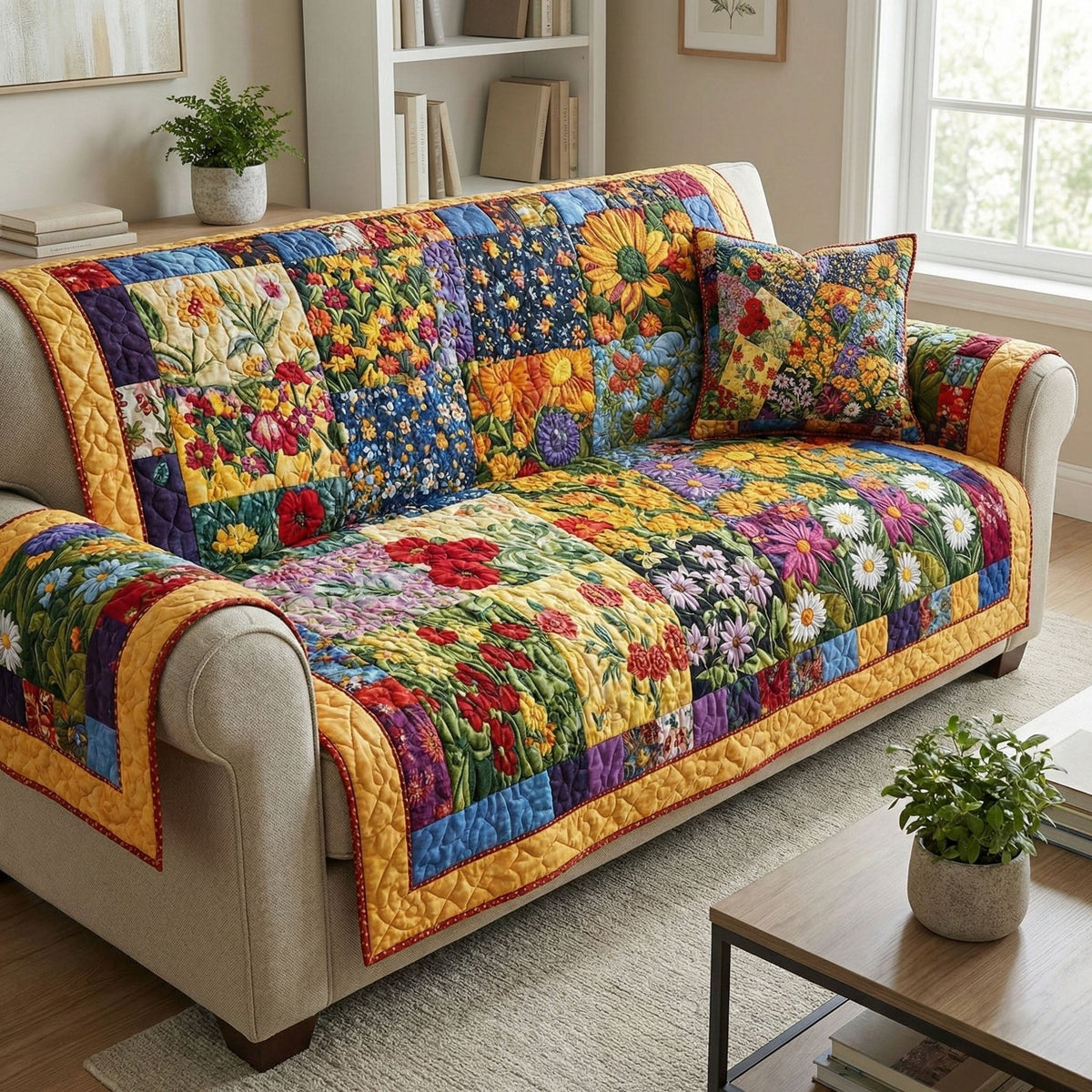 Wildflower Charm Sofa Cover