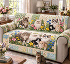 Wildflower Meadow Cats Sofa Cover