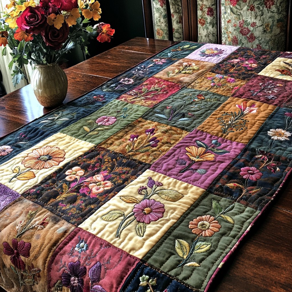 Wildflower Path Table Runner