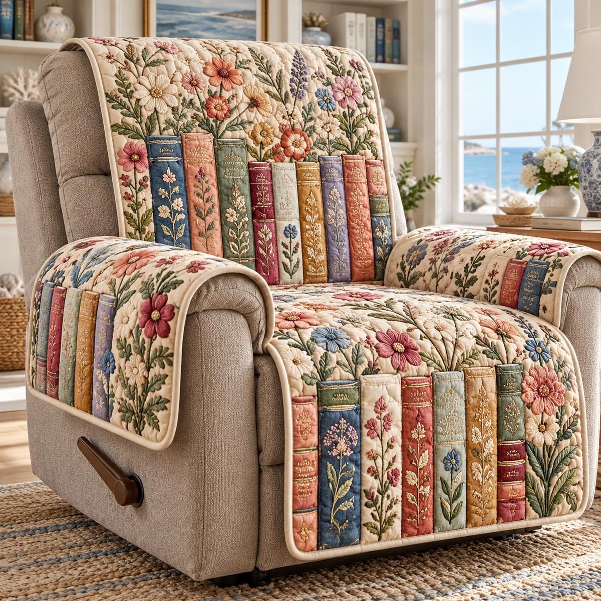 Wildflower Storybook Garden Sofa Cover