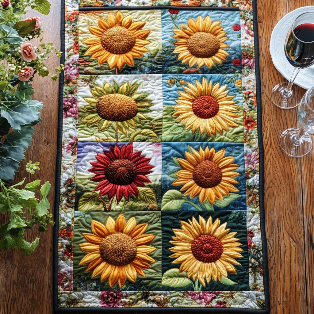 Wildflower Sun Table Runner