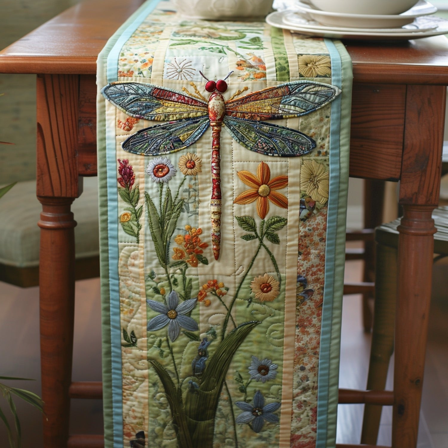Wildflower Flight Table Runner