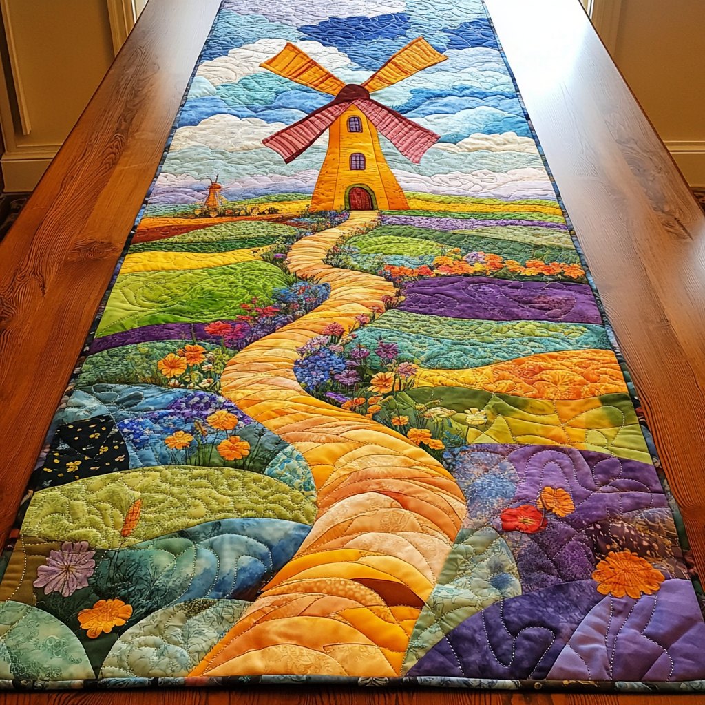 Wind Flow Table Runner
