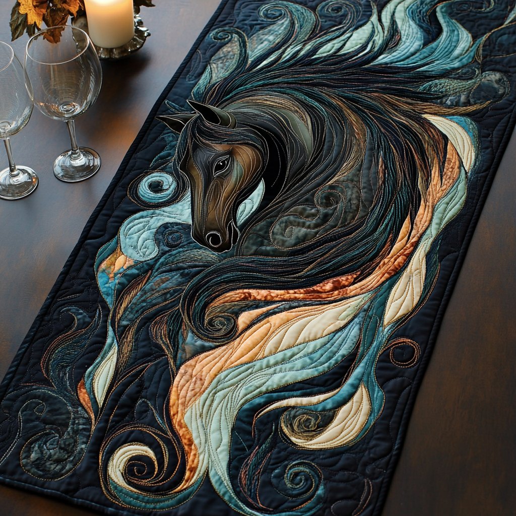 Wind Mane Table Runner