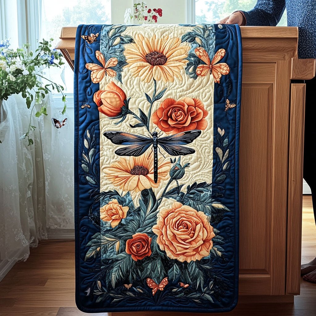 Wings Over Wildflowers Table Runner