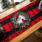 Winter Cardinal Glory Table Runner