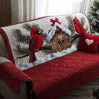 Winter Cardinal Haven Sofa Cover
