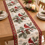 Winter Cardinal Table Runner