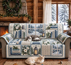 Winter Cat Sofa Cover