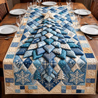 Winter Crystal Tree Table Runner