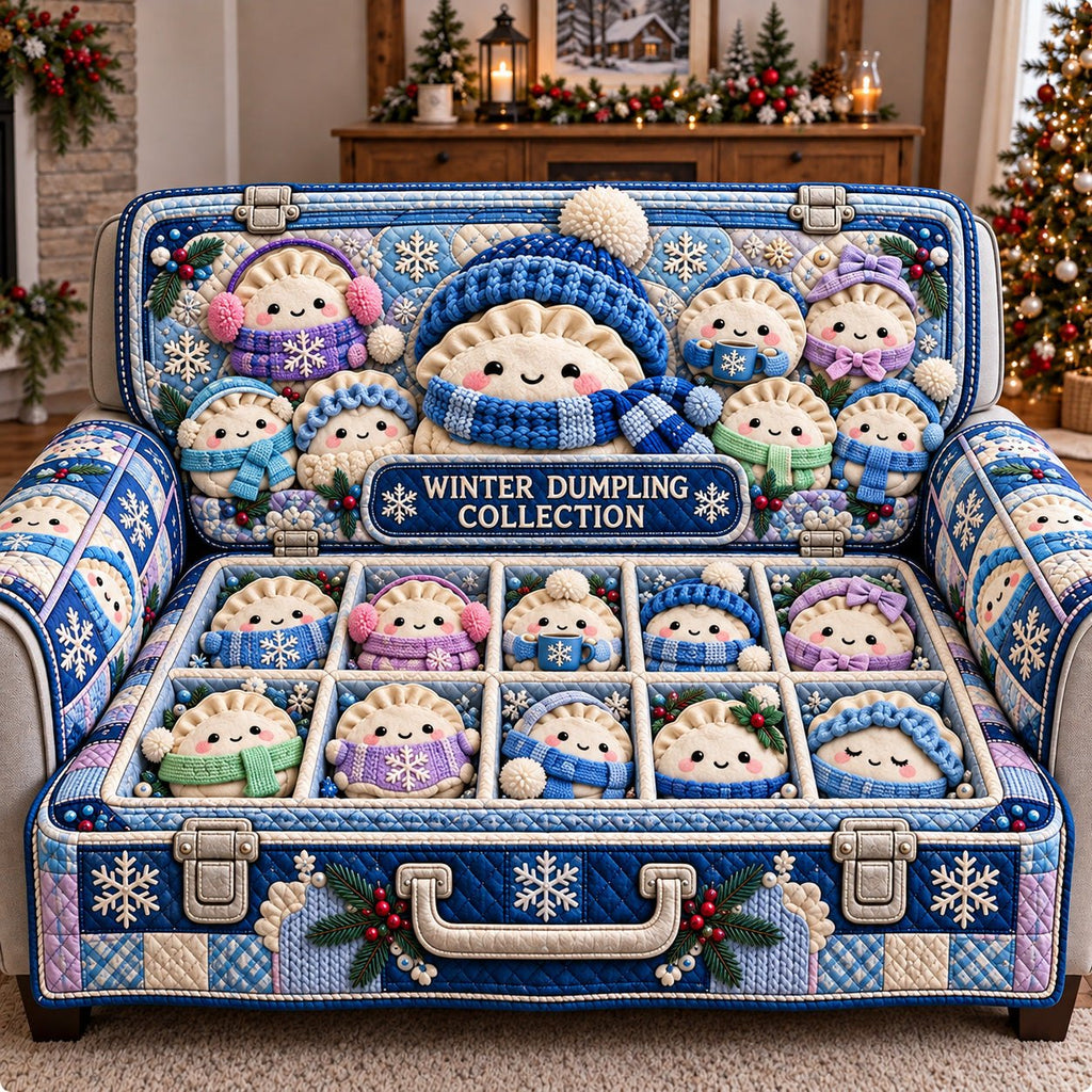 Winter Dumpling Box Sofa Cover