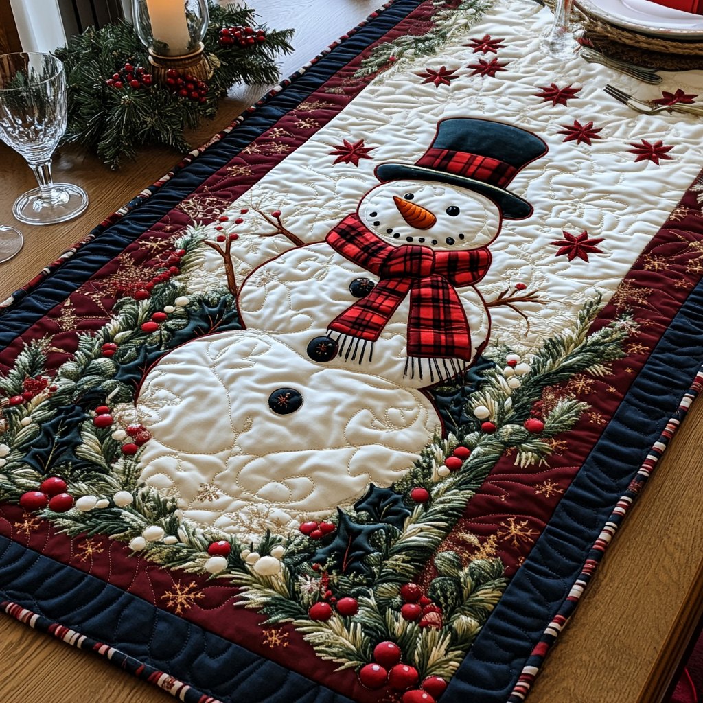Winter Festive Table Runner