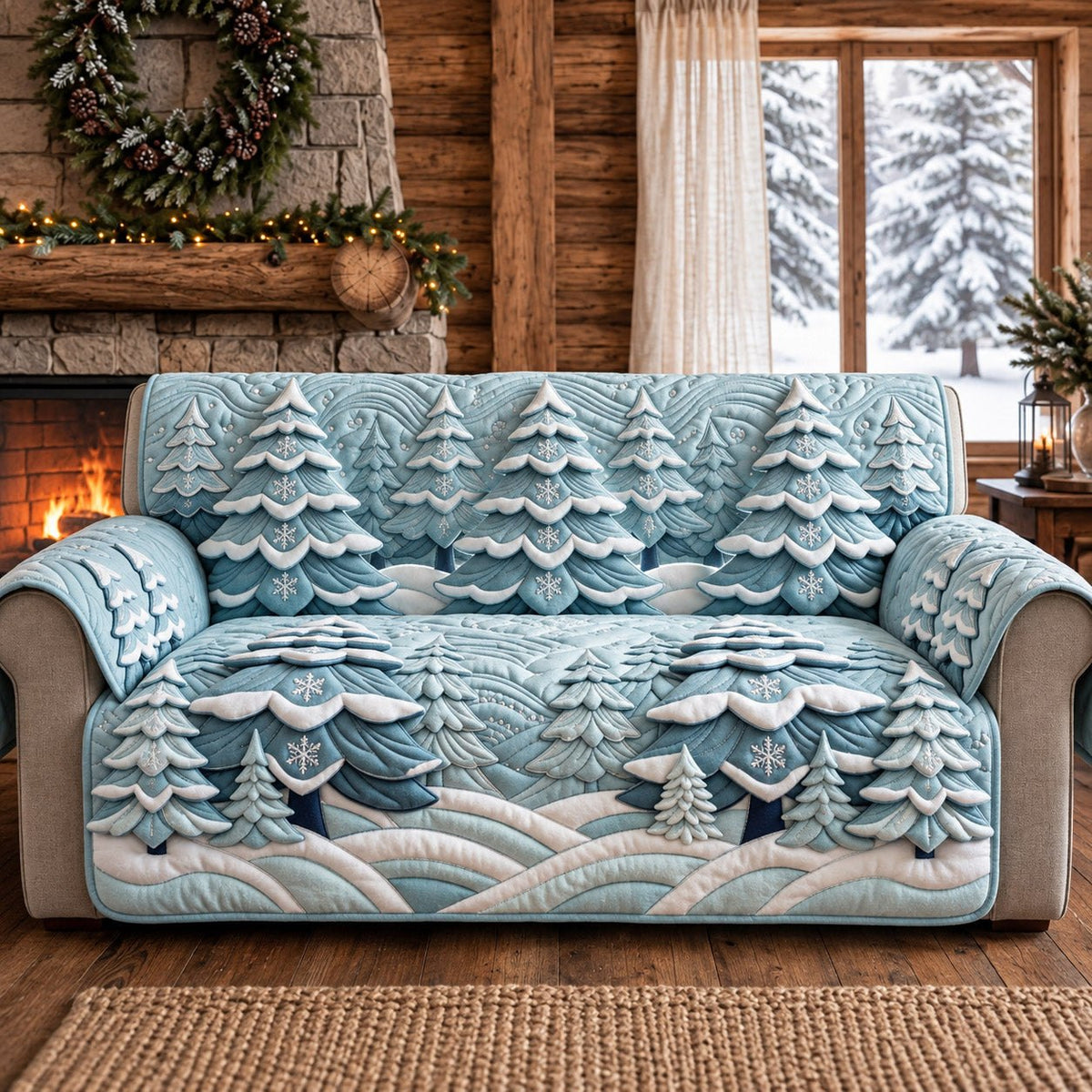 Winter Forest Sofa Cover