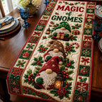 Winter Gnome Wonderland Table Runner