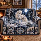 Winter Horse Sofa Cover