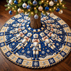 Winter Nutcracker Christmas Tree Skirt
