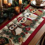Winter Owl Magic Table Runner