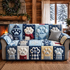 Winter Paw Sofa Cover