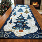 Winter Pine Forest Table Runner